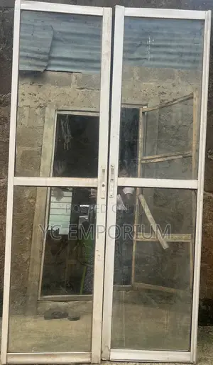 Aluminium/Glass Double Door – Used, Affordable