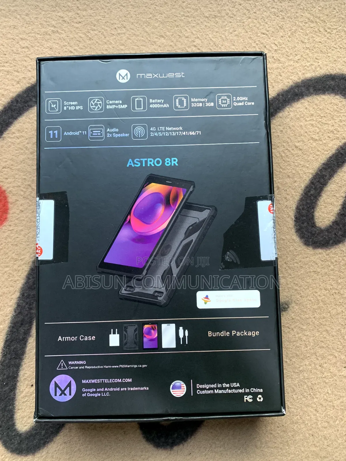 New Maxwest Astro 6 8 GB Black
