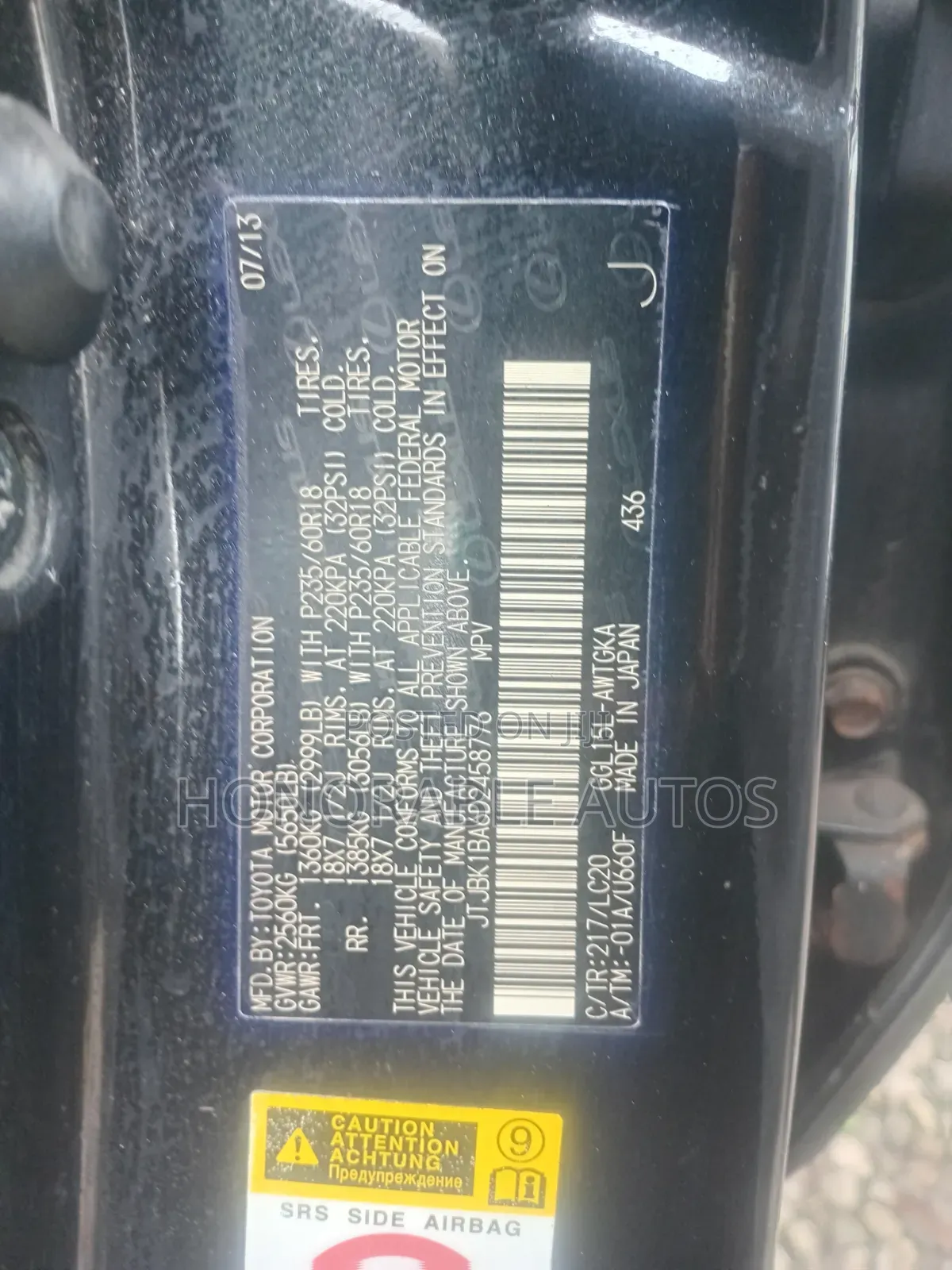Lexus RX 2013 Black