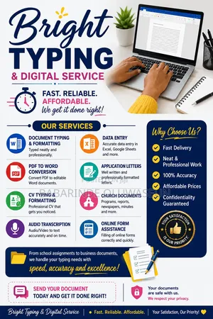 Bright Typing and Digital Service