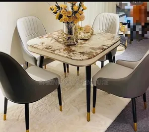 Strong Marble Dining by 4
