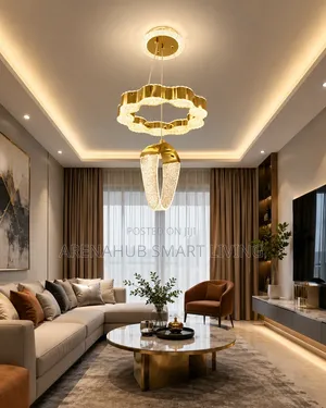 Light Luxury Led Crystal Ceiling Chandelier for Home Decoration Dining
