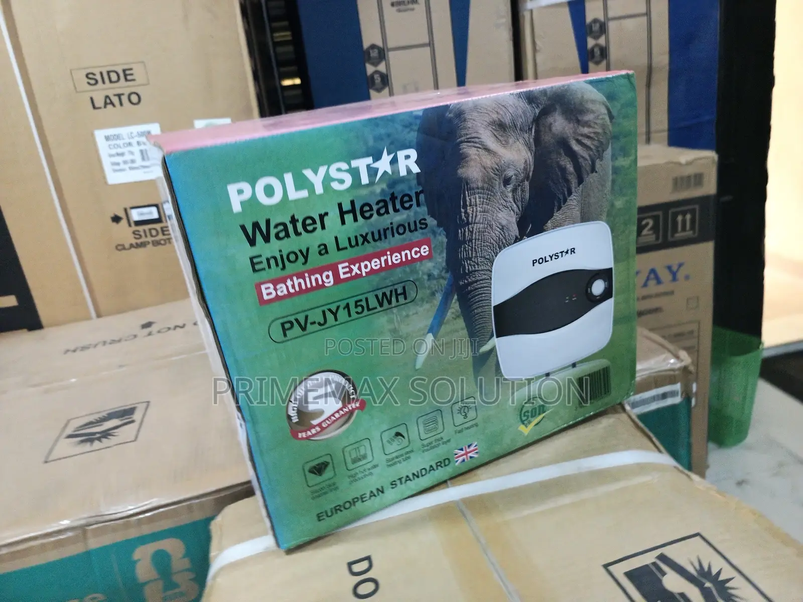 Space-Saving Polystar 15L Vertical Electric Water Heater