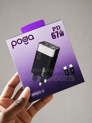 Poga Speed-2 Pd 67w Super Fast Charger 🔥