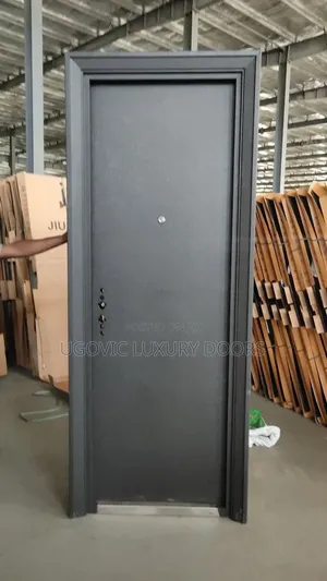 3ft Extra Height Premium Black Security Door