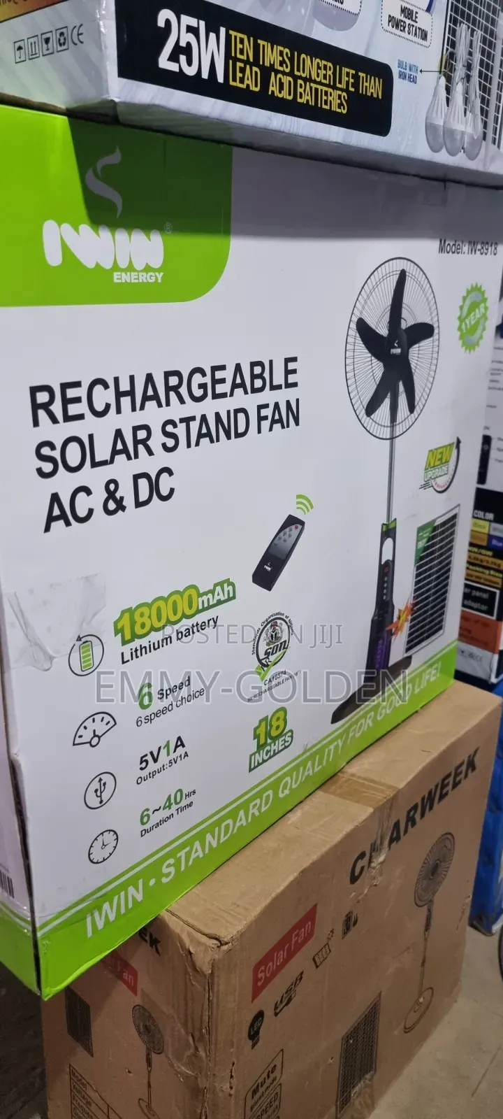 Iwin Rechargeable Fan