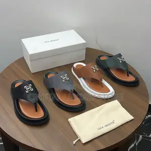 Off-White Quality Luxury Men Sandals