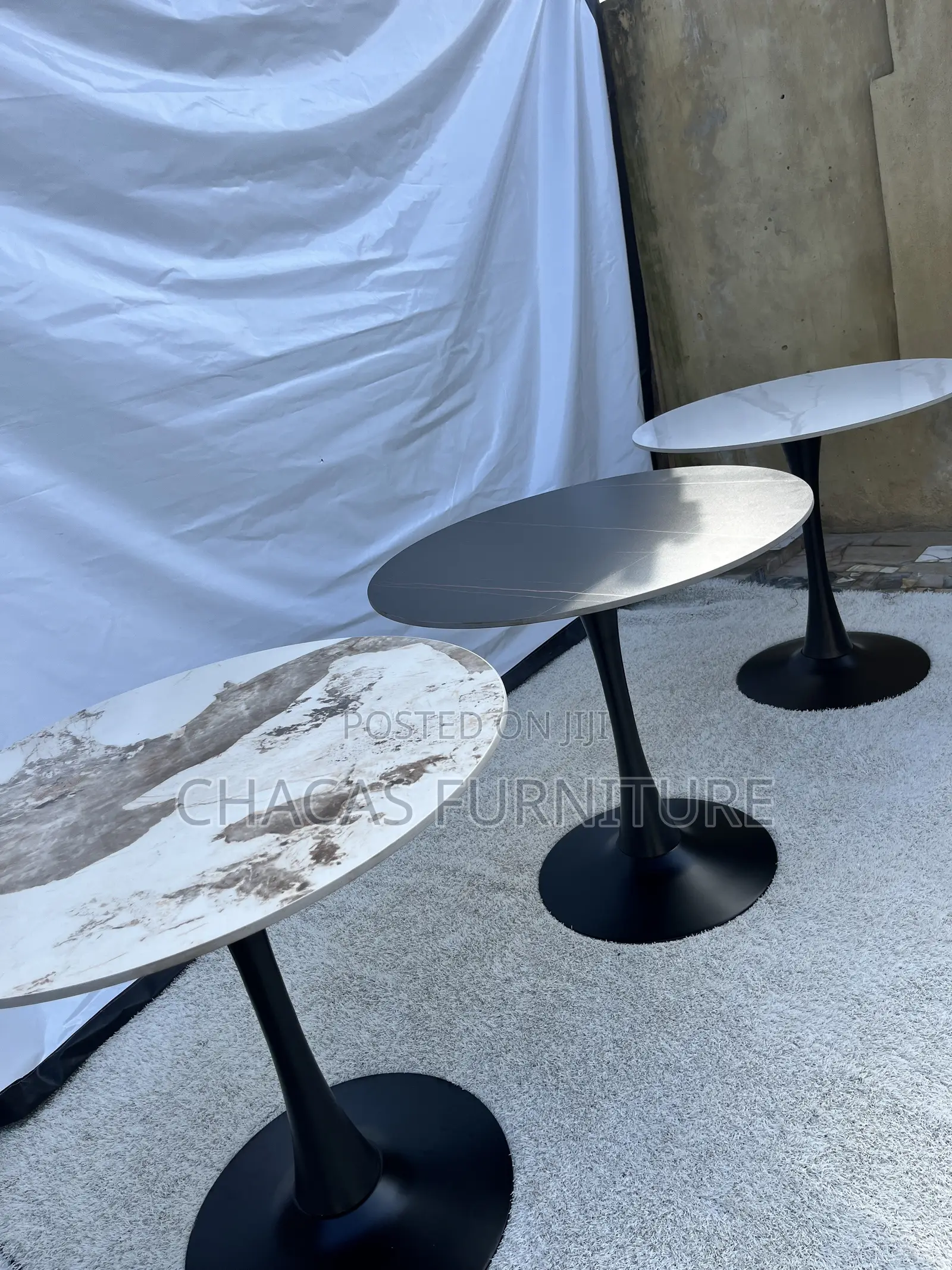 Premium Marble-Top Dining Cafe Table