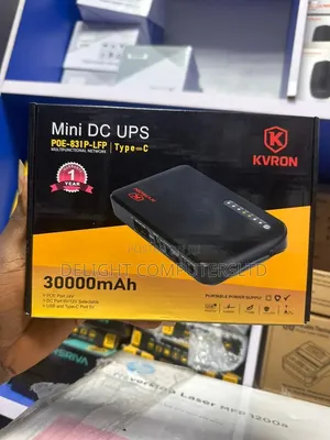 Kvron 30000mah Mini DC Ups Router Power Bank