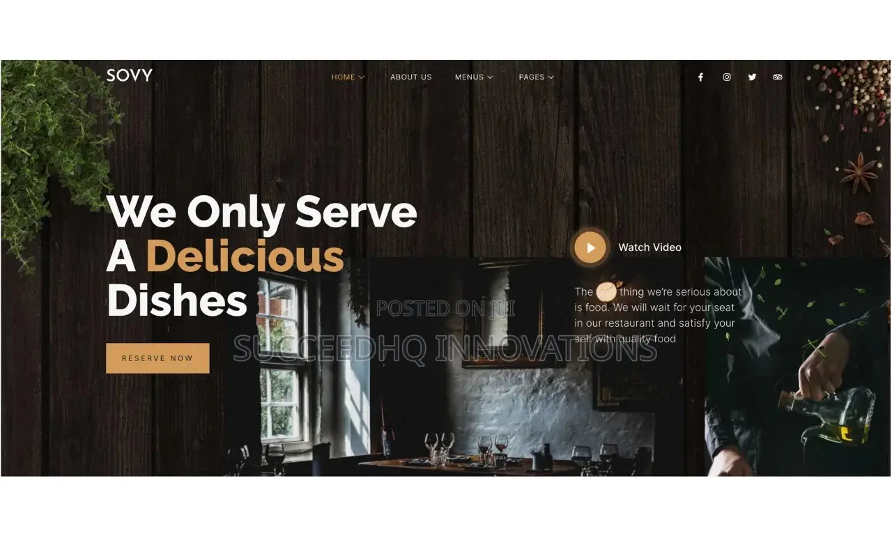 Restaurant Website With Online Ordering
