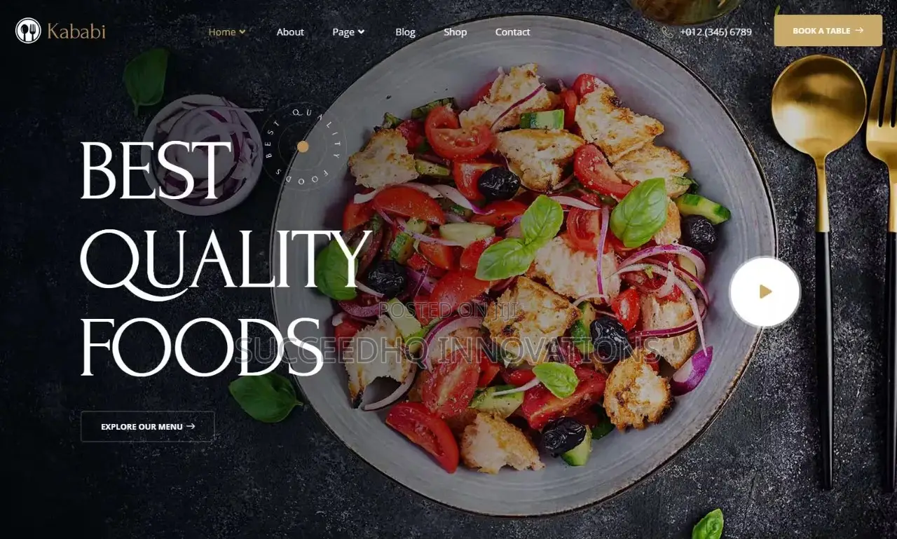 Restaurant Website With Online Ordering