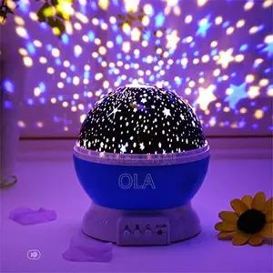 Brand New Star Master Dream Rotating Projection LED Night Light Lamp