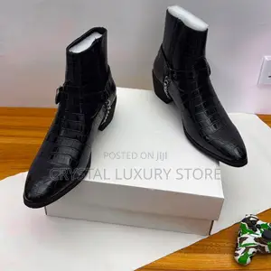 FDCP Quality Luxury Men Genuine Leather Boots