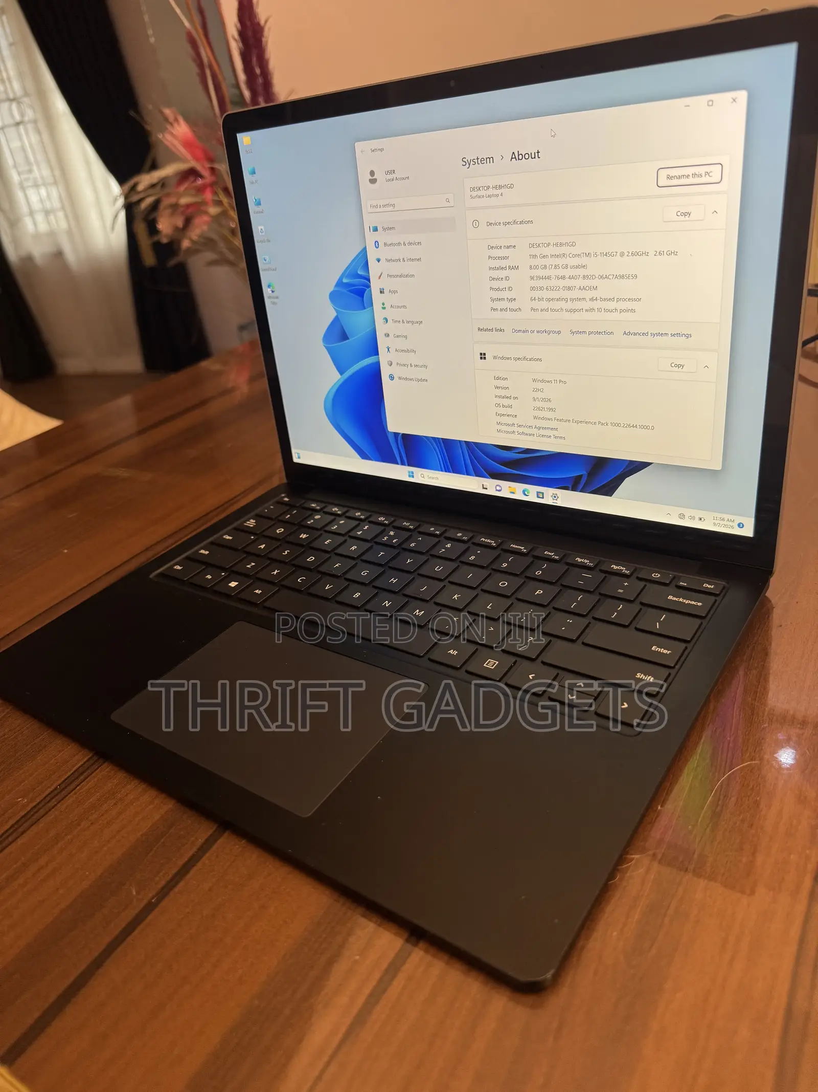 Laptop Microsoft Surface Laptop 4 8GB Intel Core i5 SSD 256GB
