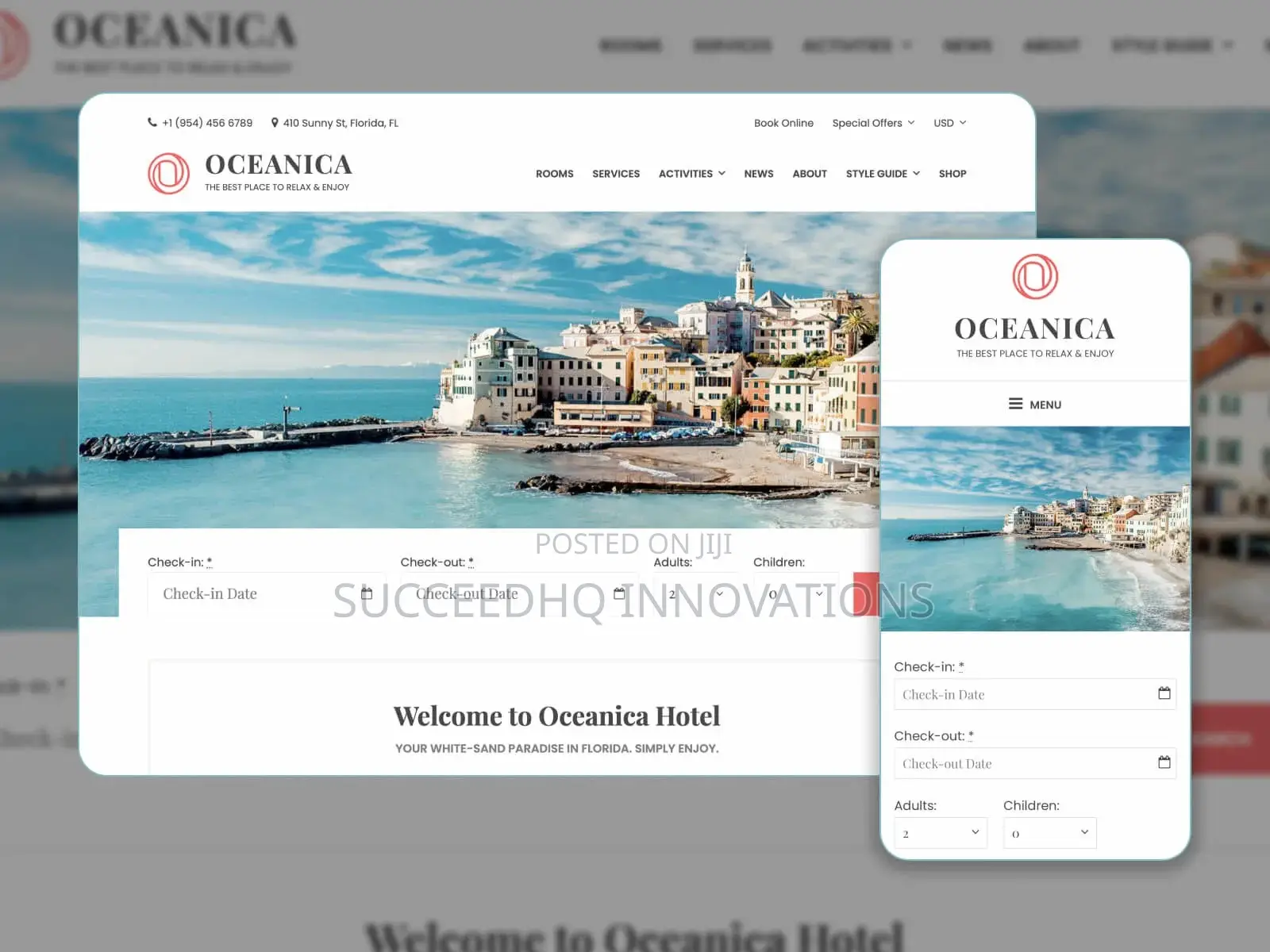Hotel Booking & Reservation Website