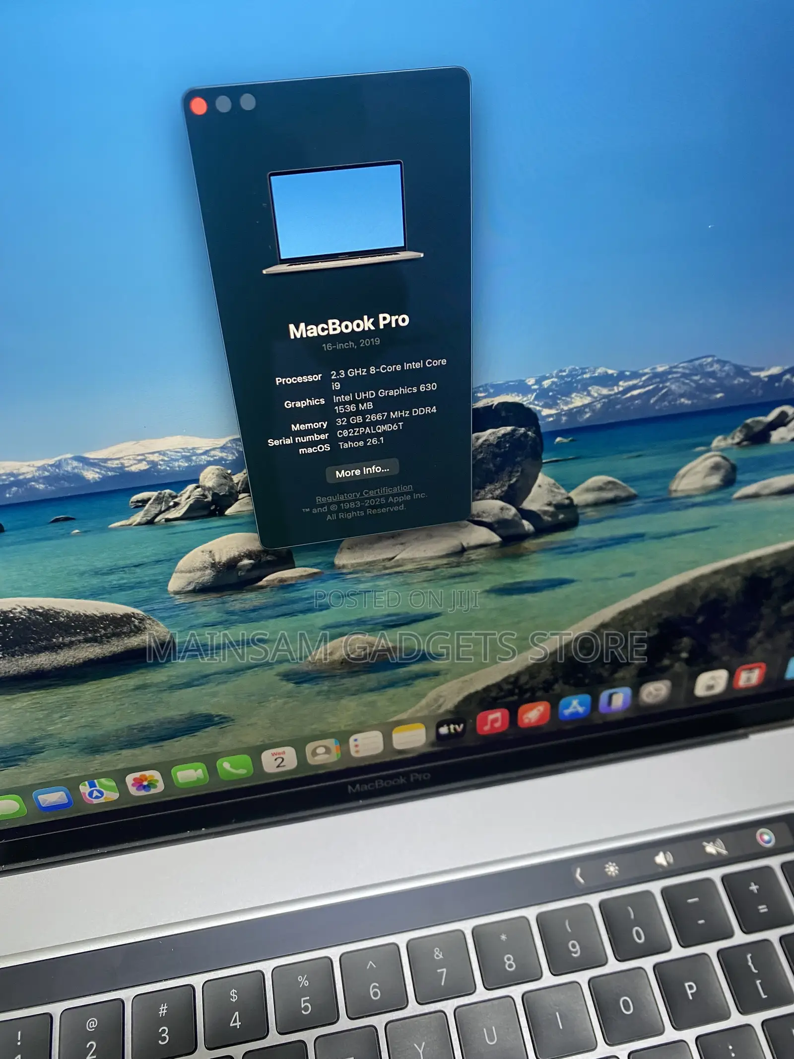 Laptop Apple MacBook Pro 2019 32GB Intel Core i9 SSD 1T