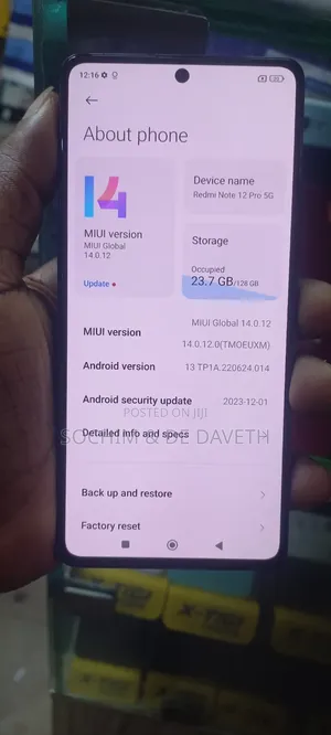Xiaomi Redmi Note 12 Pro 5G 128 GB Black