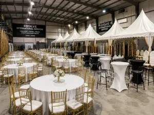 Rent Gold Chivalric Chairs & Tables