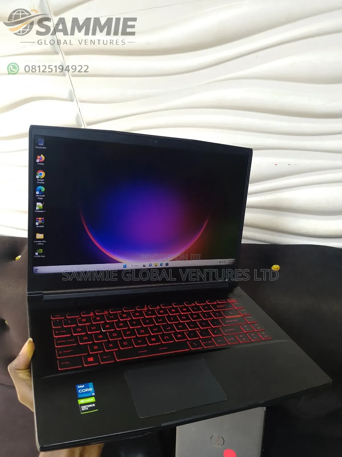 Laptop MSI GF63 8GB Intel Core i5 SSD 256GB