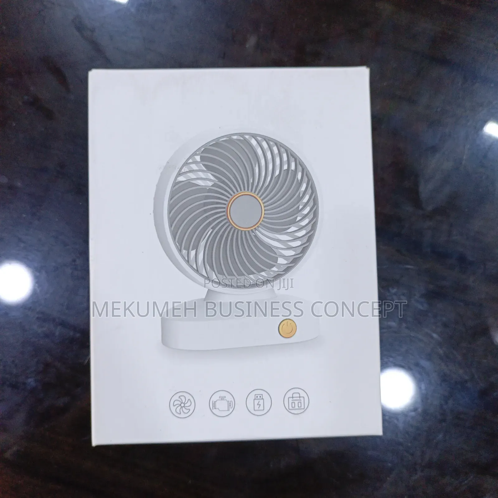 Mini Rechargeable Desktop Fan