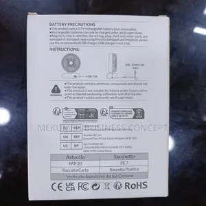 Mini Rechargeable Desktop Fan