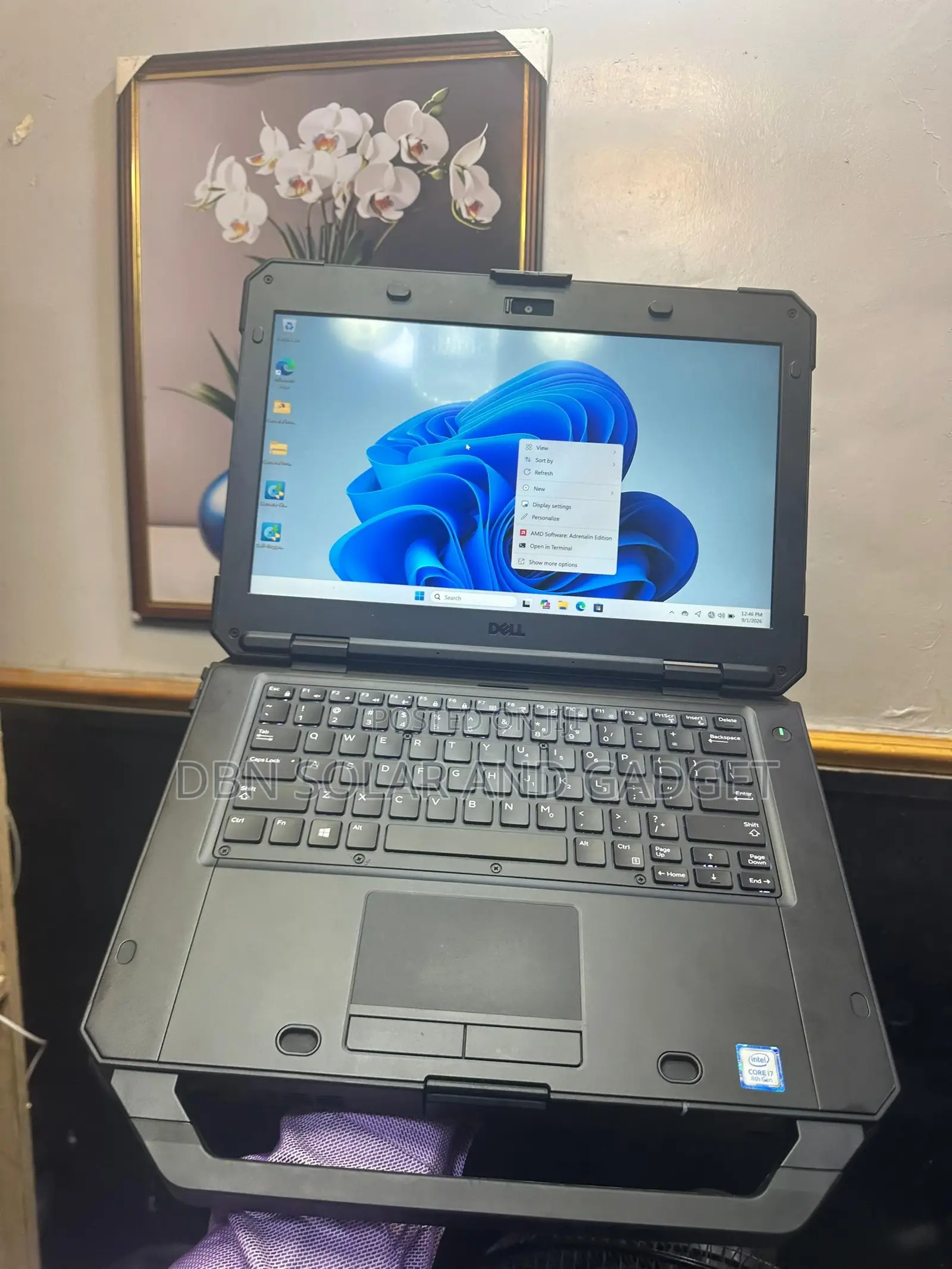Laptop Dell 8GB Intel Core i7 SSD 128GB