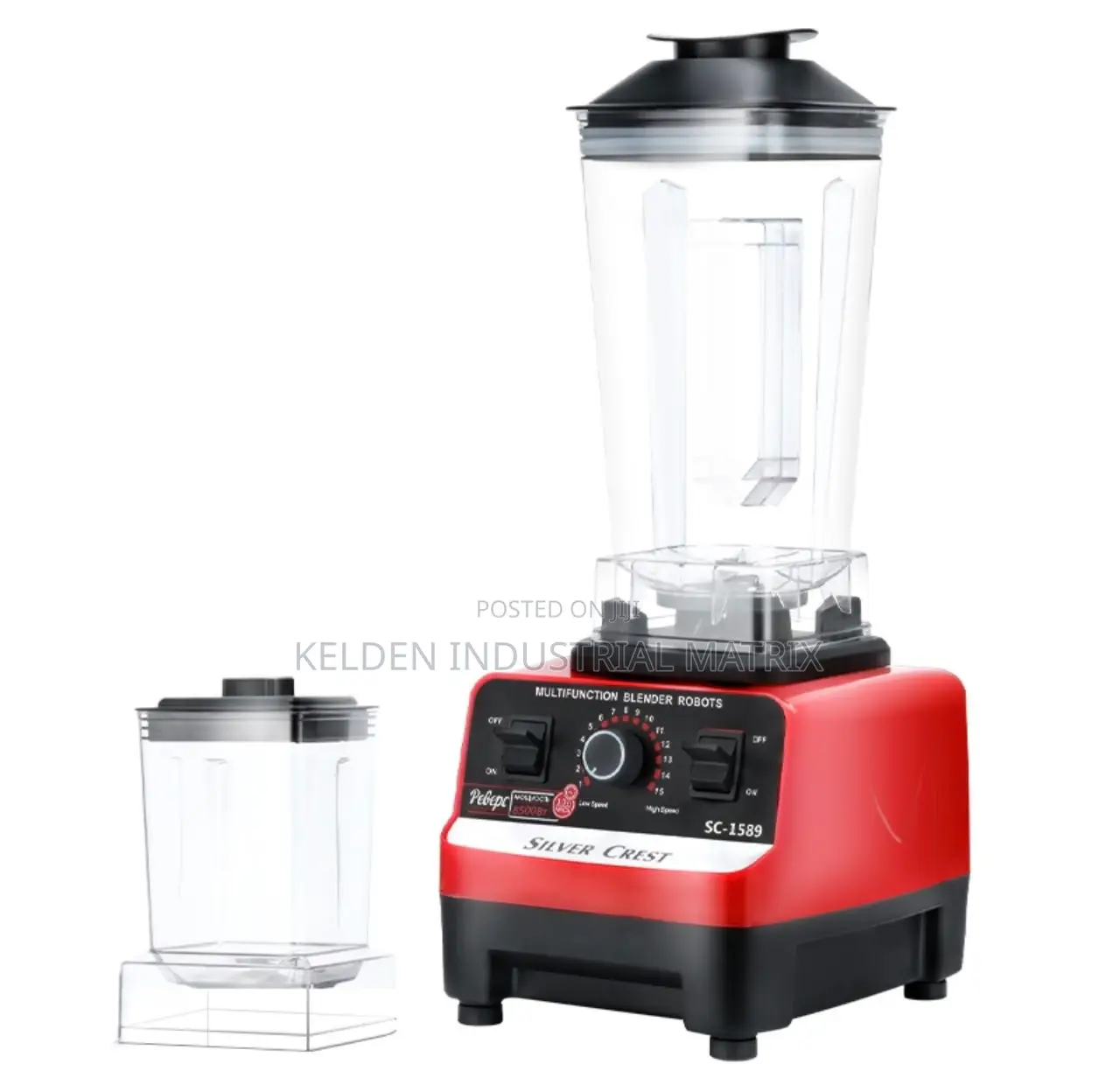 2L Capacity Silver Crest 8,500W Power Blender