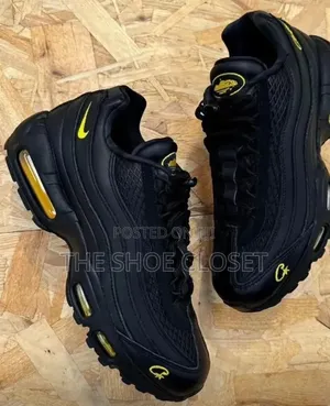 Premium Nike Air Max 95 (Black & Gold Edition) – Brand