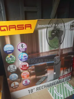 18" Qasa Rechargeable Fan