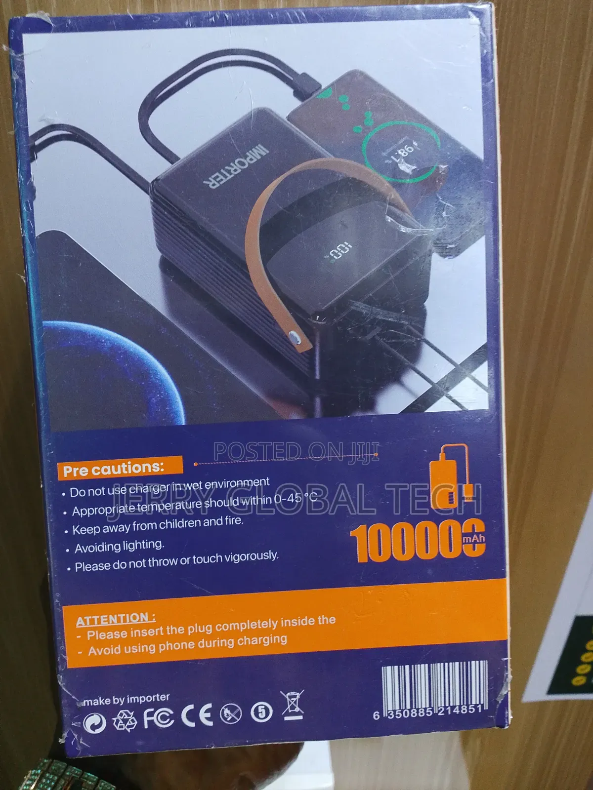 100,000mAh Power Bank