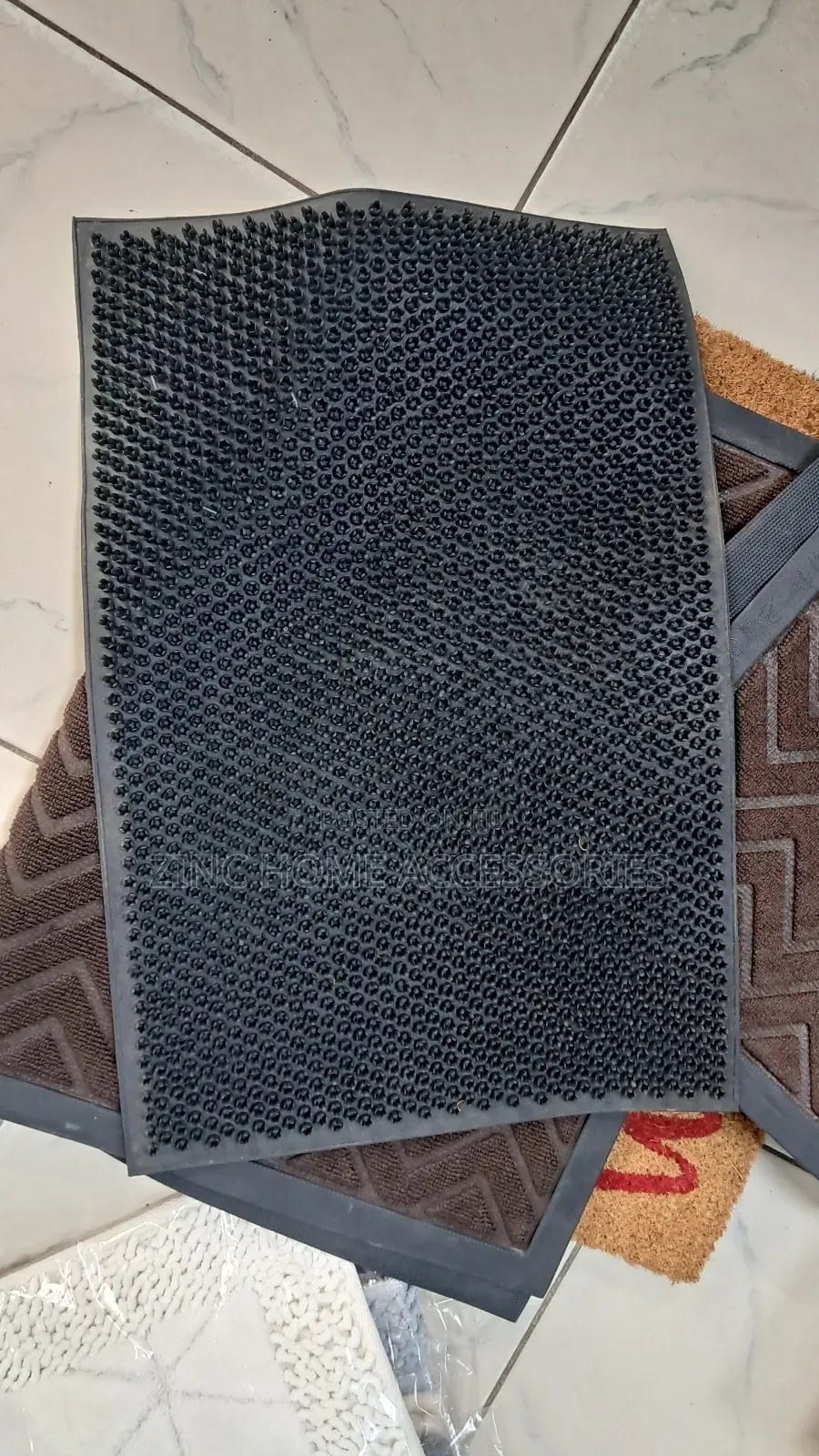 JVL Rubber Door Mat