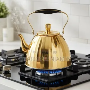 Luxury Stainless Steel Quality Gold Whistling Kettle