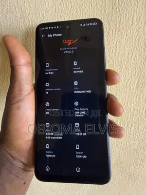 Itel P40+ 128 GB Graphite
