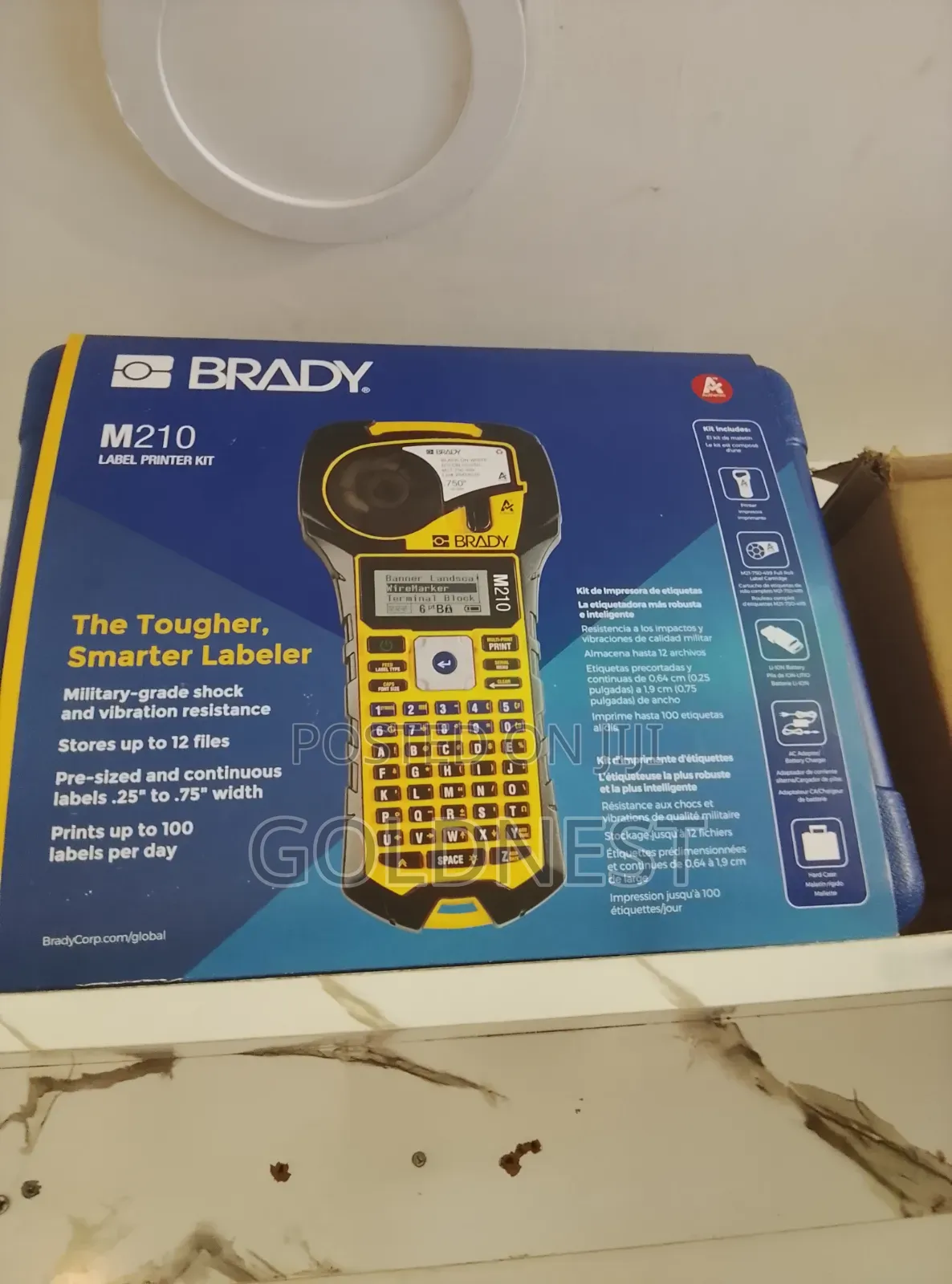 Brady M210 Handheld Label Printer Kit,