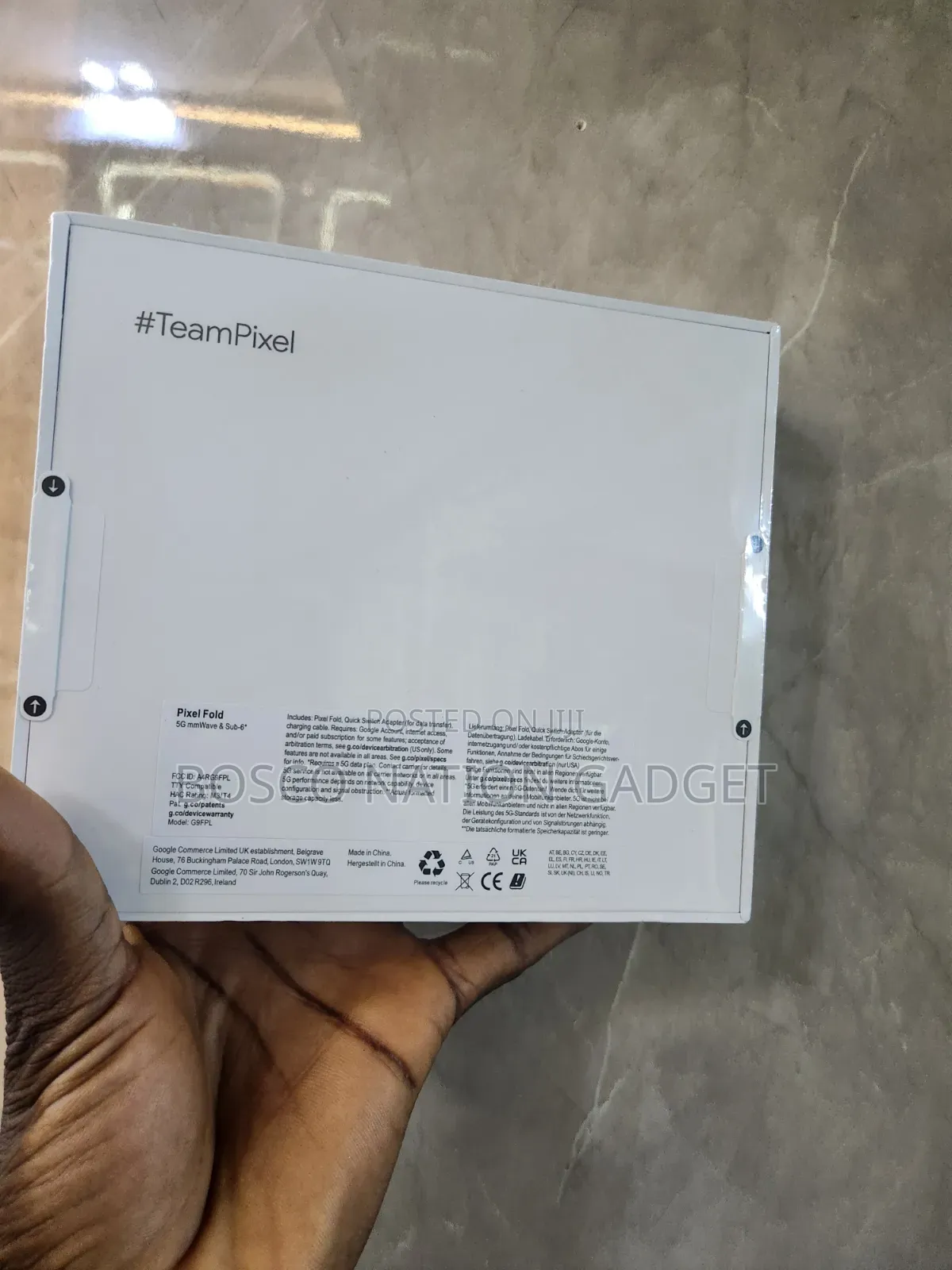 New Google Pixel Fold 256 GB Black