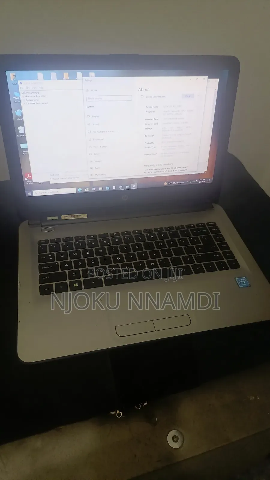 Laptop HP Stream Notebook 2GB Intel SSHD+SSD 32GB