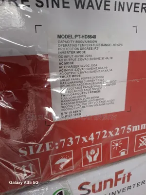 8.6kva/48v Sunfit Hybrid Inverter