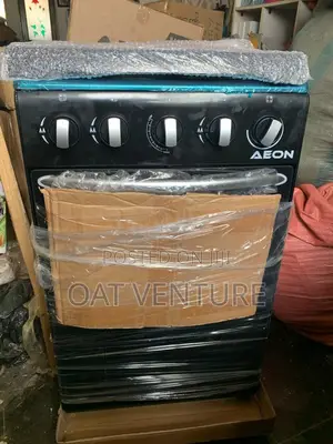 Brand New Aeon 3+1 Standing Cooker (3 Gas Burners, 1 Electric Hotplate