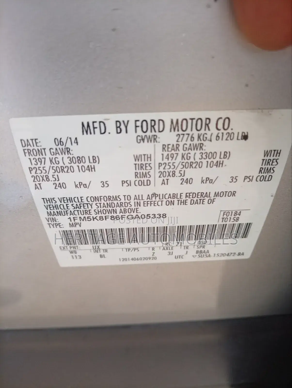 Ford Explorer 2015 Silver