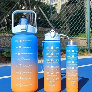 3 in 1 Motivational Water Bottle