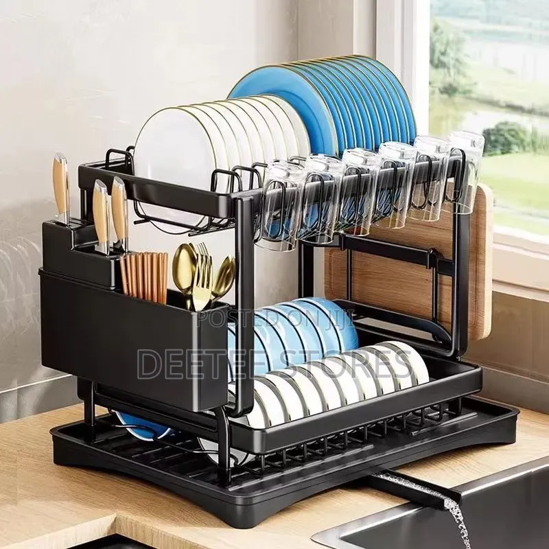Double Layer Plate Rack