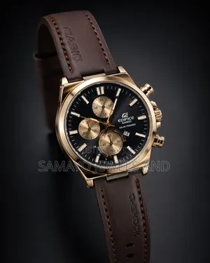 Edifice Quality Leather Wrist Watches