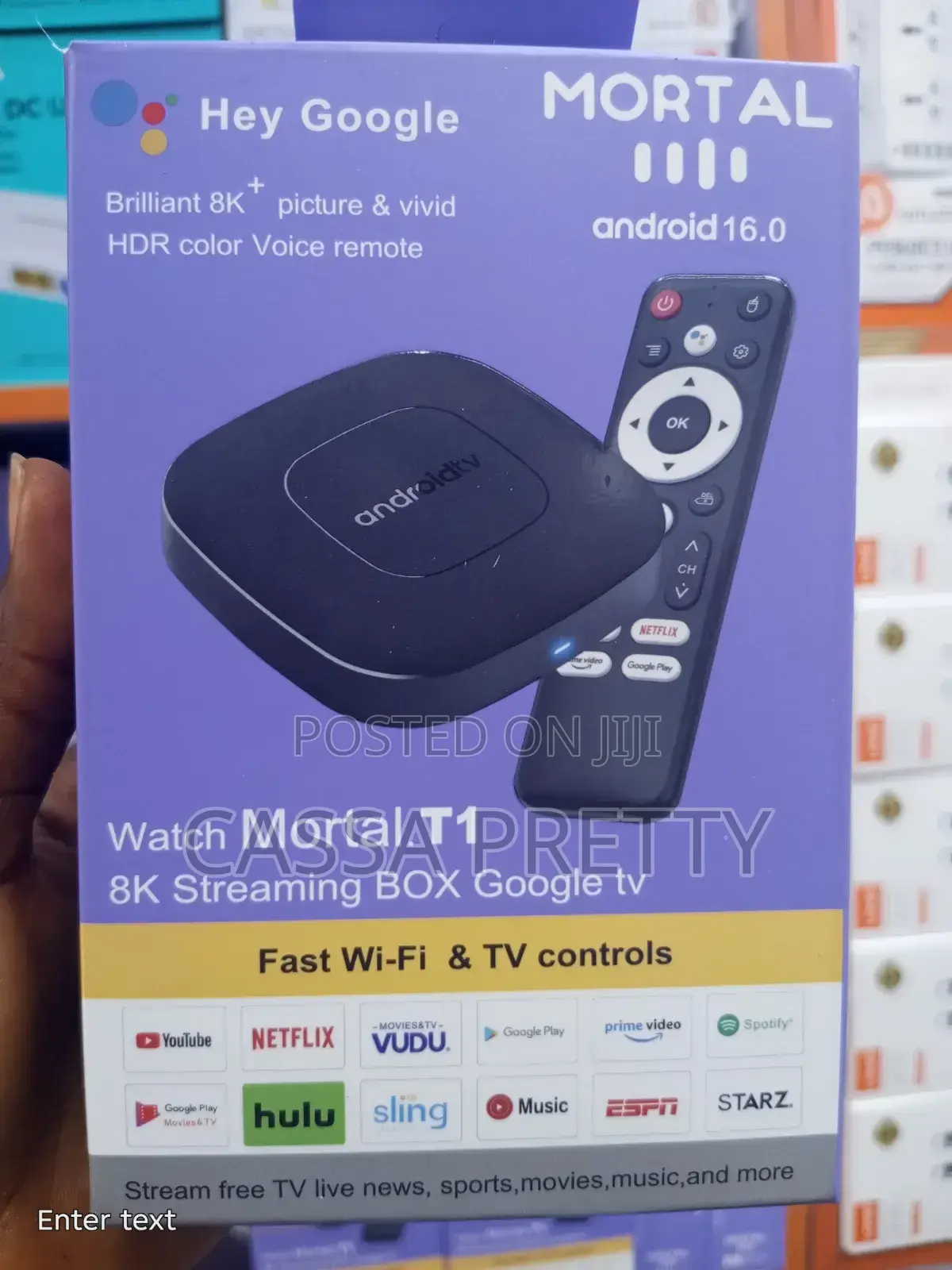 Mortal T1 - 8K Streaming Box / Android TV Box