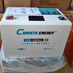 CWORTH ENERGY Original LiFePO4 2.5kWH 12Volts 200Ah Lithium Battery