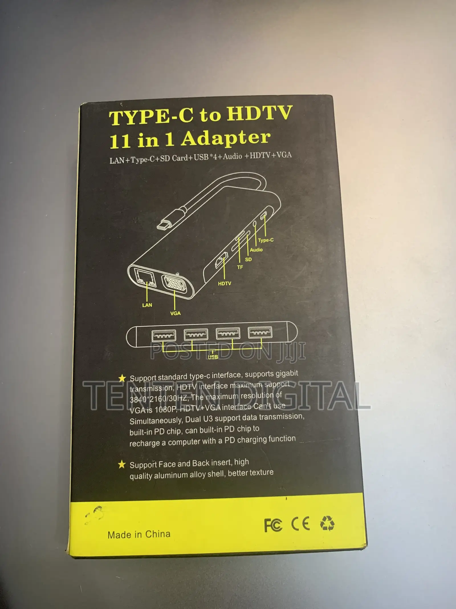 TYPE-C to HDTV 11 in 1 Adapter