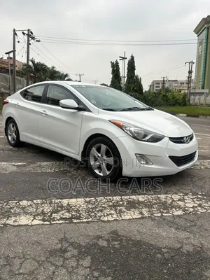 Hyundai Elantra GLS Sedan FWD (1.8L 4cyl 6M) 2013 White