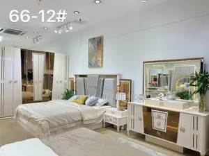 6by7 Imported Turkish Contemporary Bed With Dressing Mirror