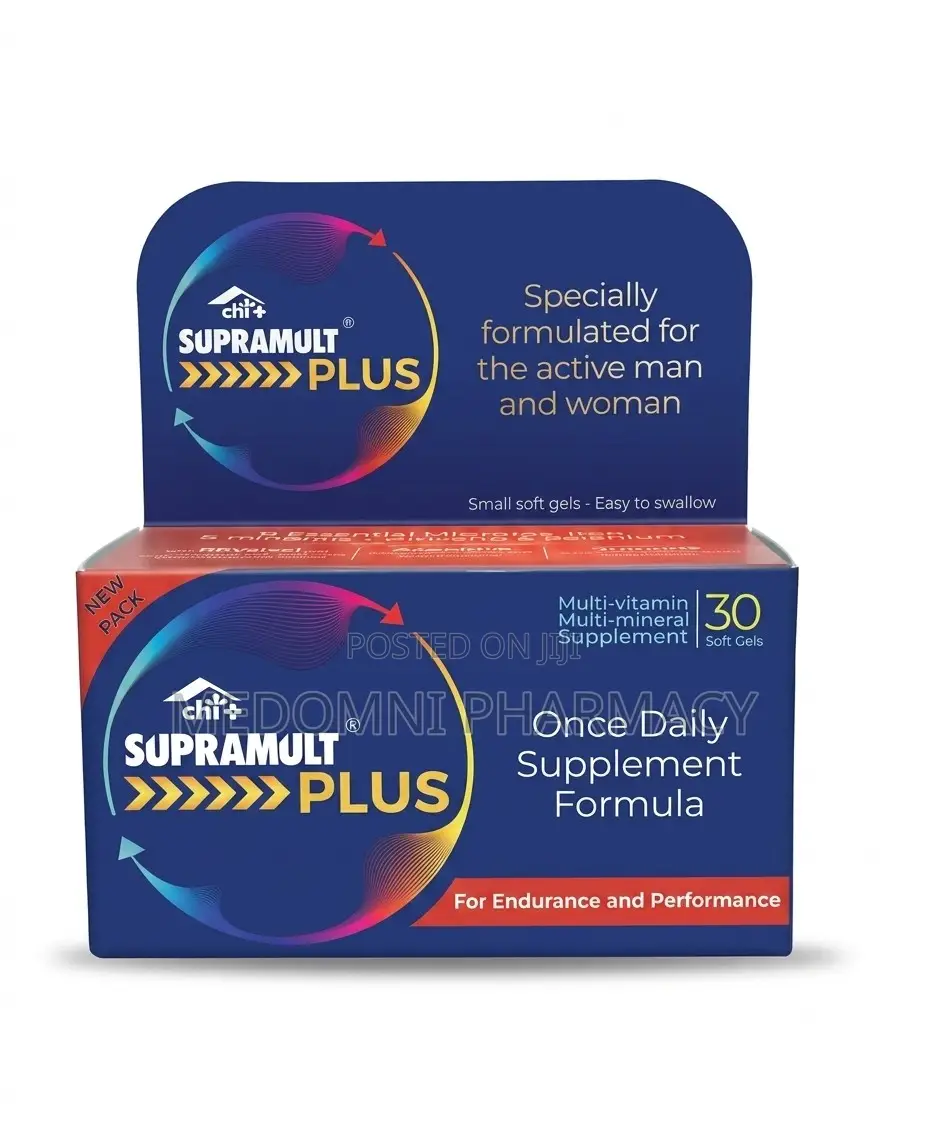 Supramult Plus Multivitamin & Minerals With Ginseng - 30 COUNT