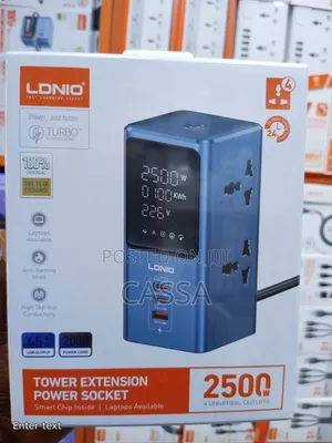 LDNIO 2500W Tower Extension Power Socket.
