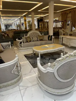 Full Set of High Classic Turkish Royal Fabric Sofa With 10seaterDining
